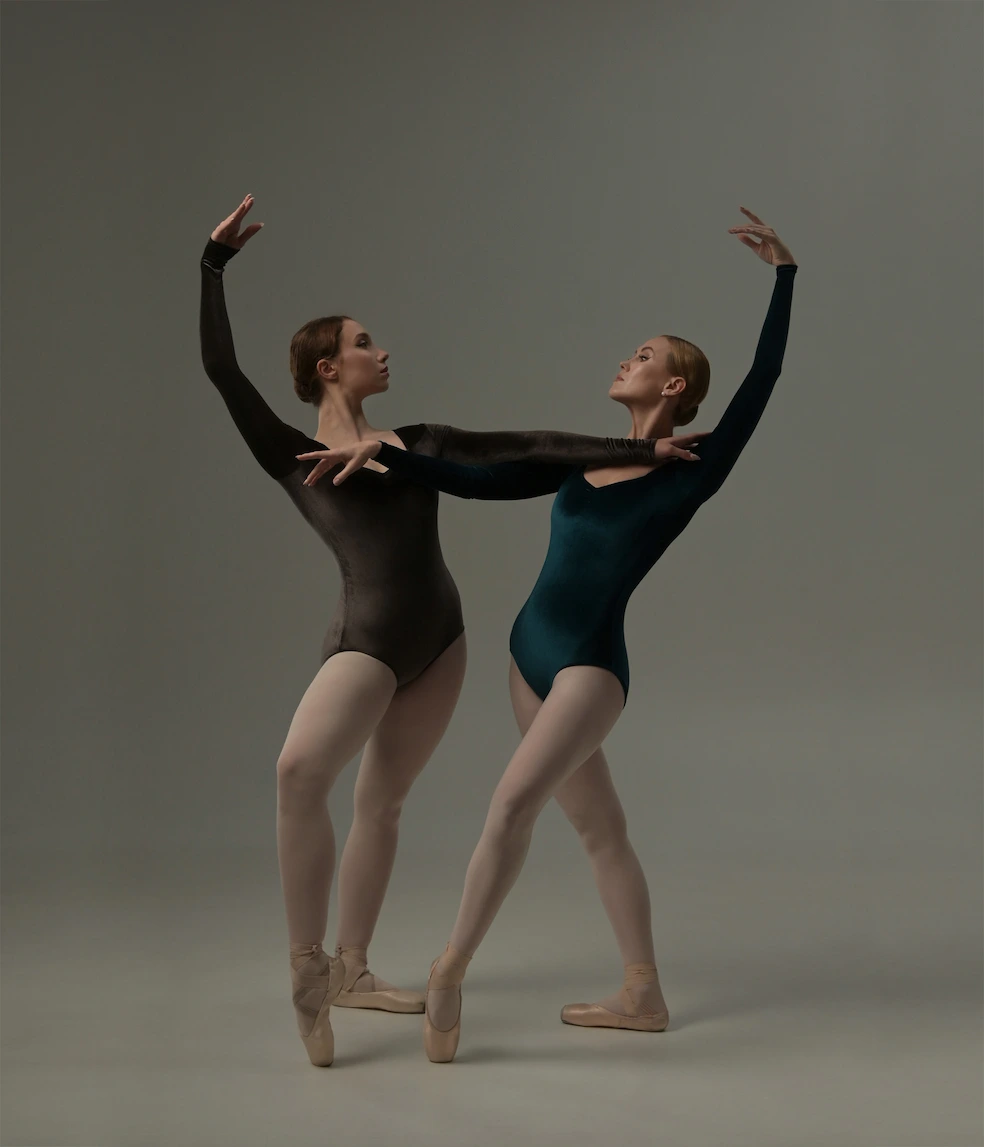 green ballet leotard