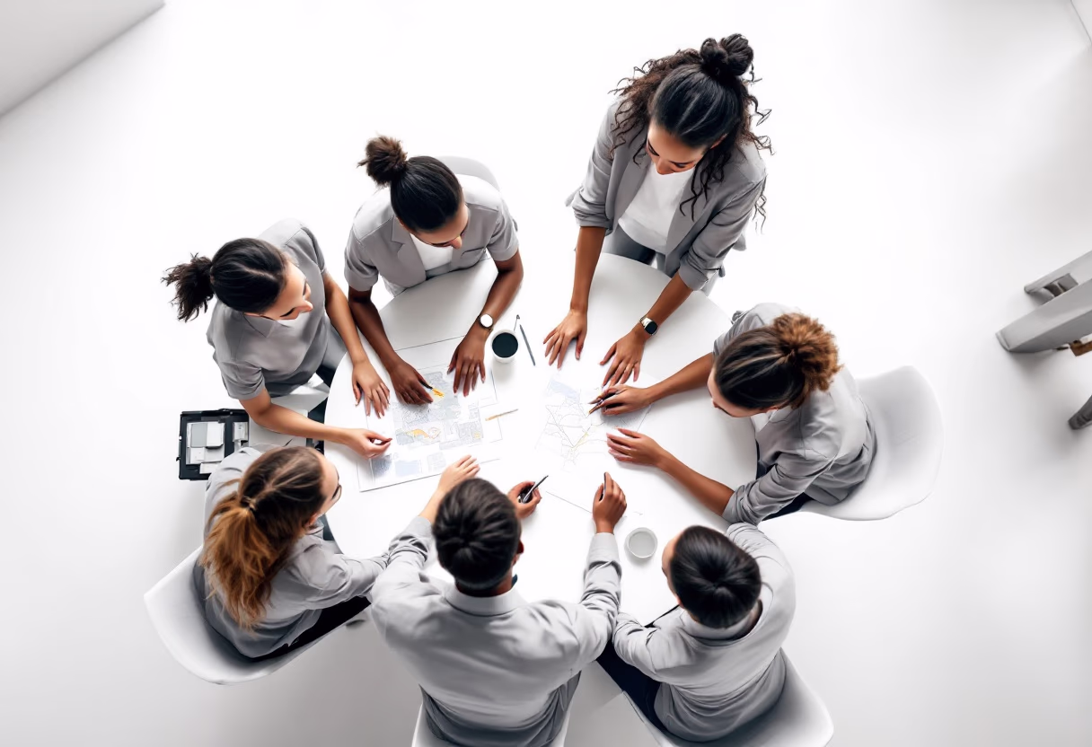 image of volunteers working at an event