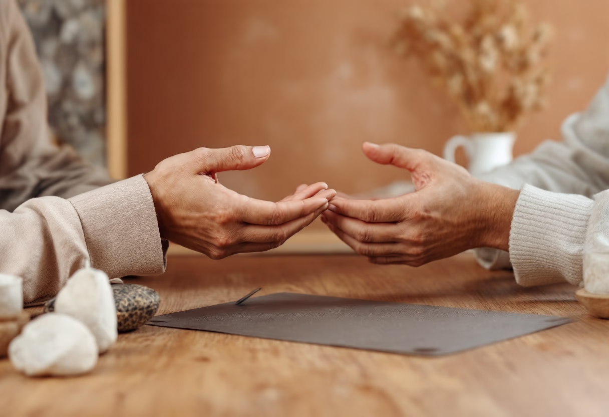 image of direct conversation between client and agent (for a property management company)