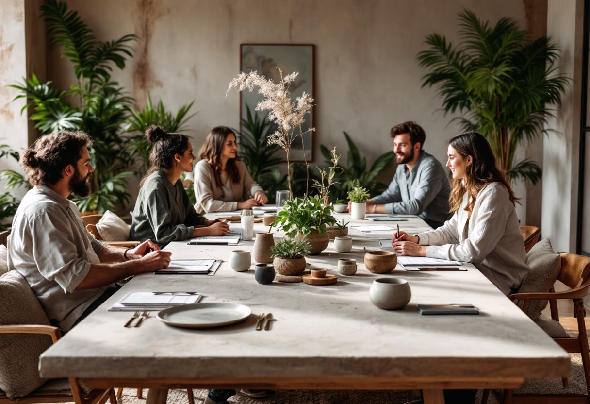 image of an office collaboration scene (for a mobility and transportation)