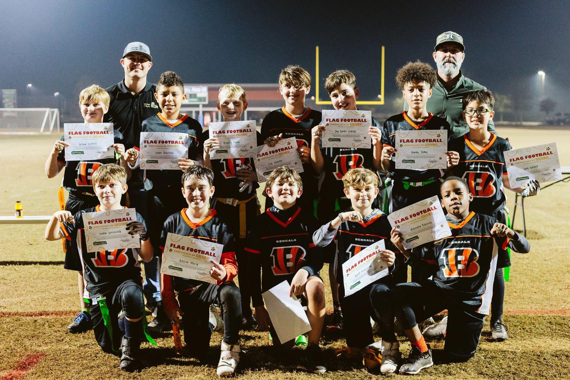 Kids winning baseball championship