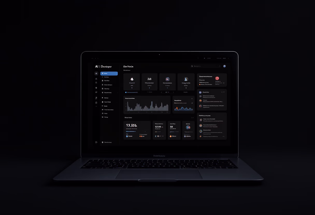 [interface] screenshot of the dashboard interface (for ai developer tools)