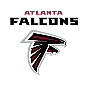 Atlanta Falcons logo – football team near Victorian Village Apartments in Marietta GA