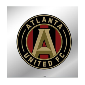 Atlanta United FC logo – soccer venue near Victorian Village Apartments in Marietta GA