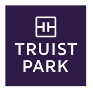 Truist Park logo – baseball stadium near Victorian Village Apartments in Marietta GA