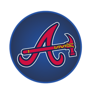 Atlanta Braves alternate logo – sports entertainment near Victorian Village Apartments in Marietta GA