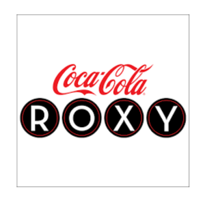 Coca-Cola Roxy logo – live music venue near Victorian Village Apartments in Marietta GA