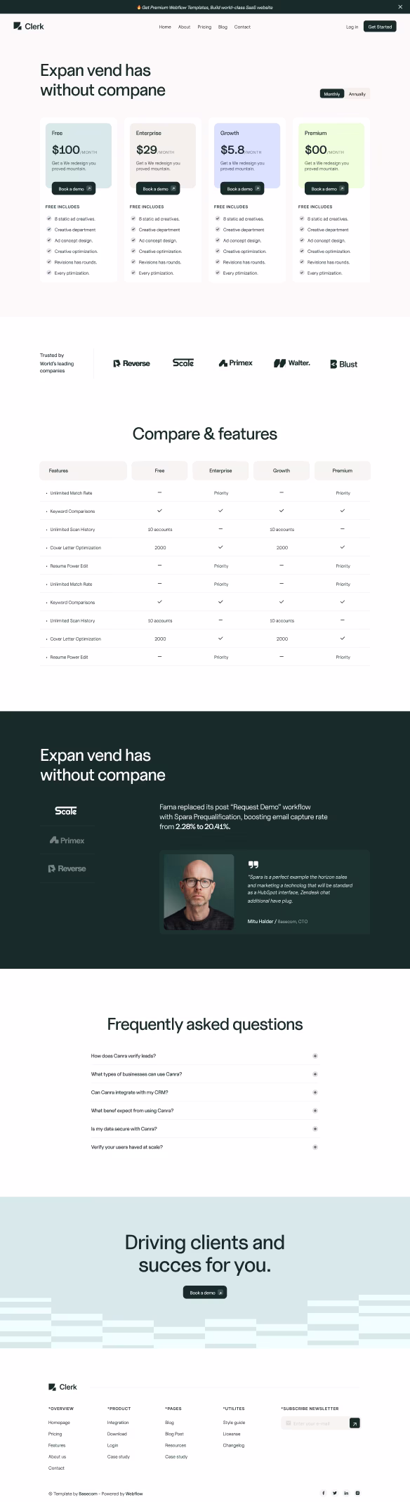 Page Showcase