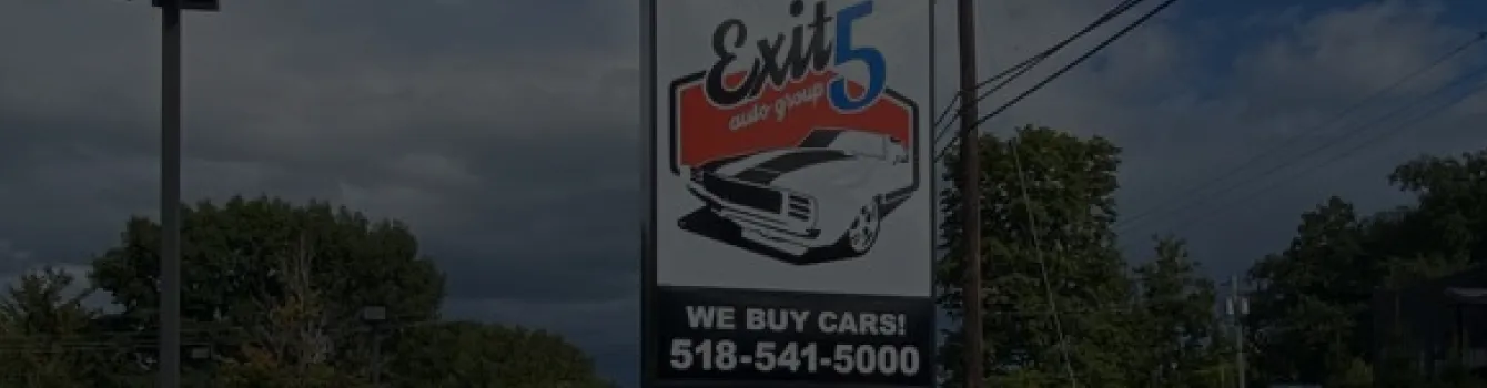 Exit 5 Auto Group dealership sign
