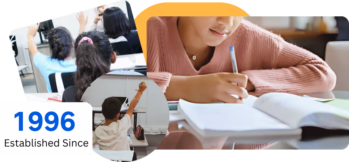 Pass 11 Plus Grammar program for year 4 students, established in 1996, with children learning and study materials.