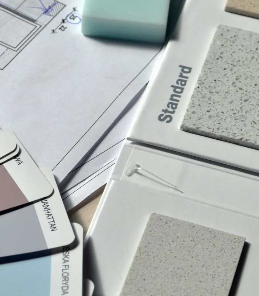 Material and surface finish samples