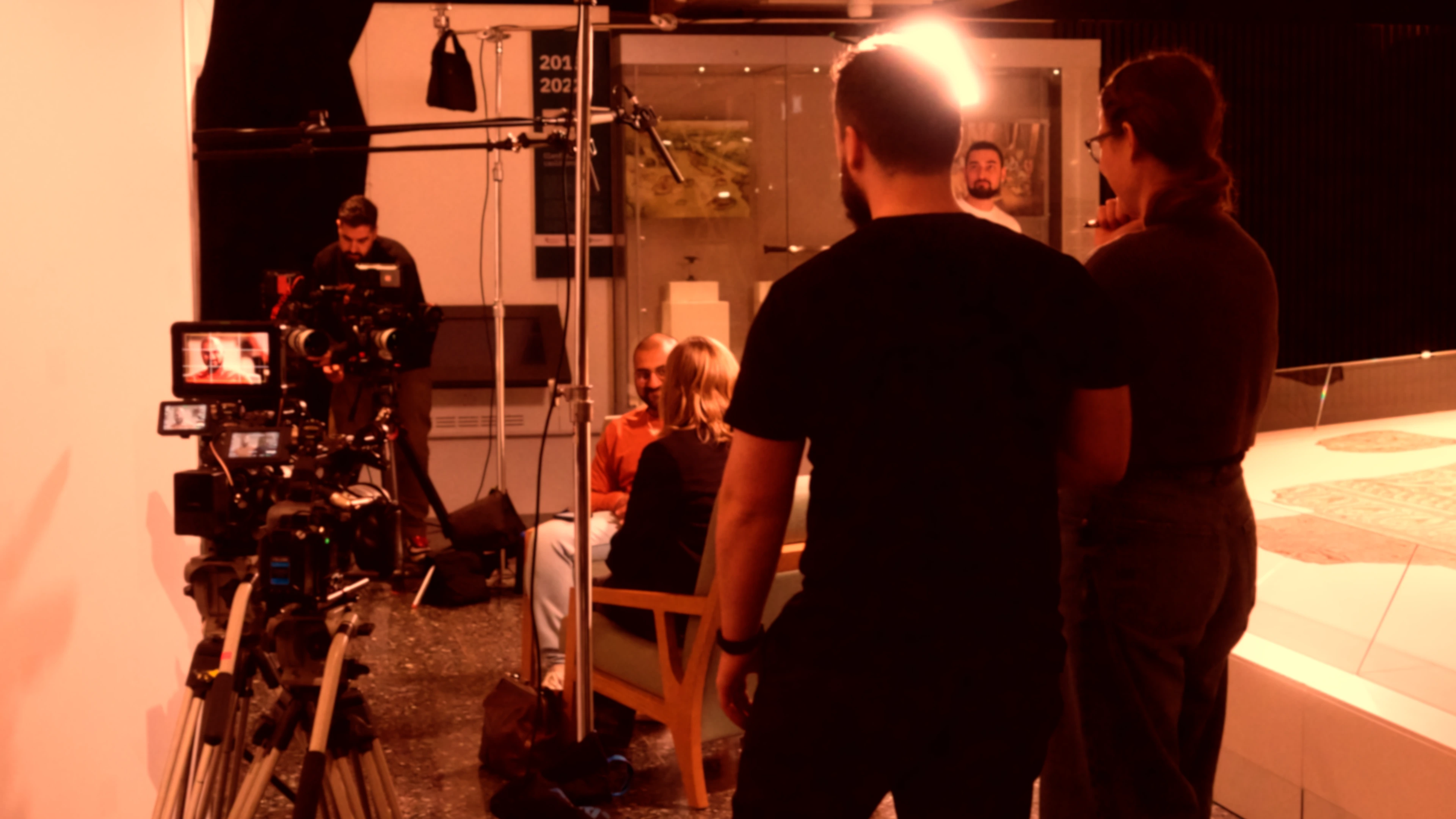 Rendah Films 5 Camera Operation at Jewry Wall Museum Photograph