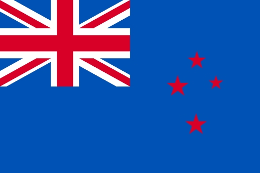 New Zealand missionaries displaying unity and faithfulness with the flag featuring Union Jack and stars. OM New Zealand