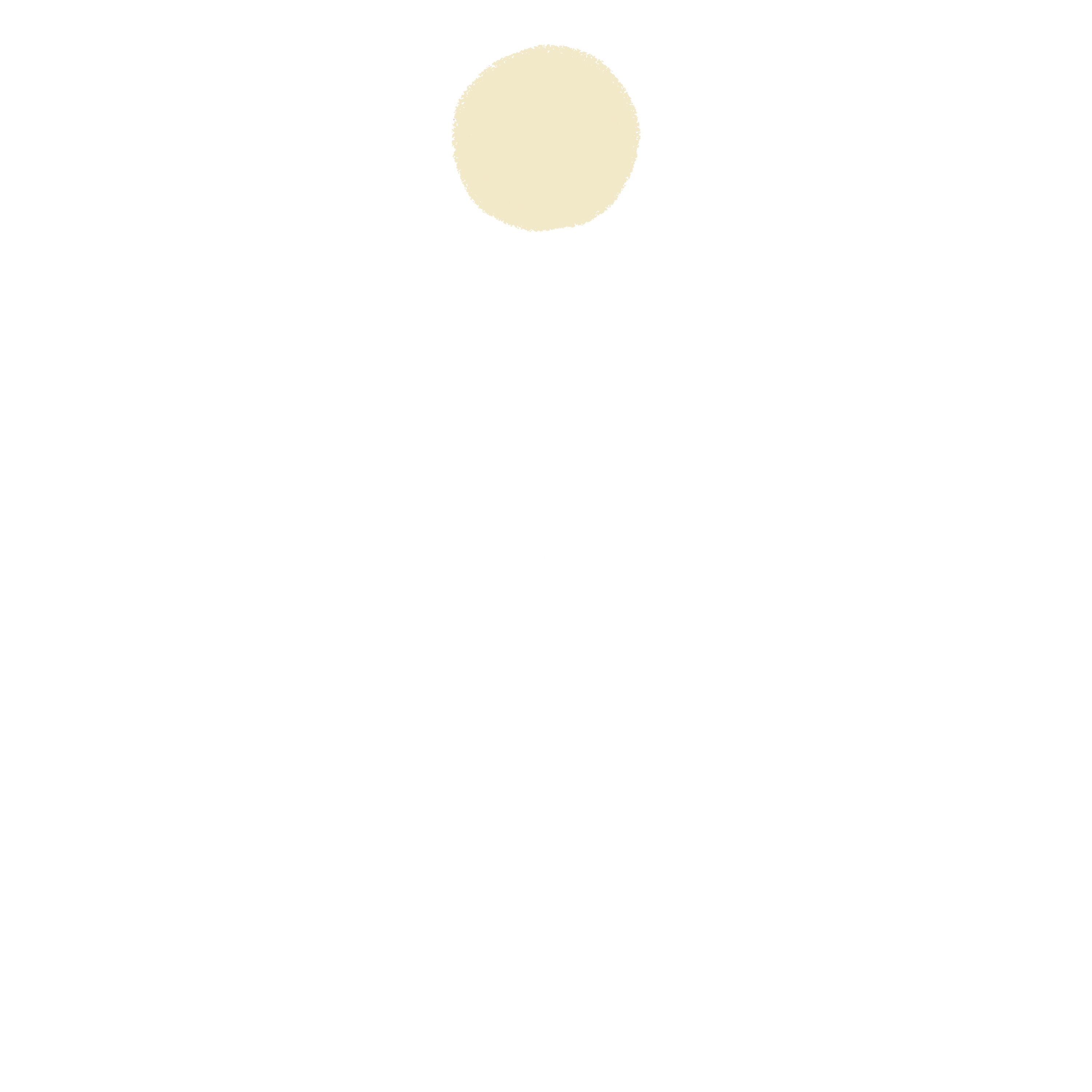 Illustration of a star like Figure holding up a Circle while smiling. 