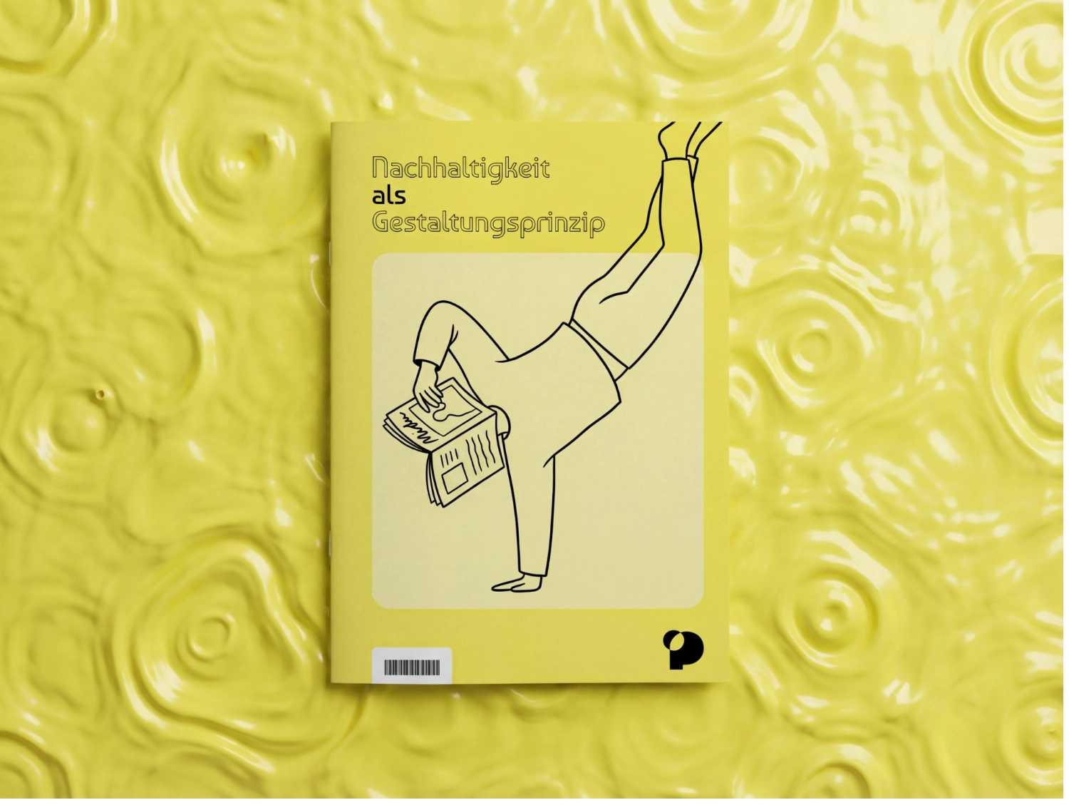 Minimalistisches Magazin-Cover mit nachhaltiger Gestaltung, reduzierter Typografie und natürlicher Anmutung als visuelle Darstellung von nachhaltigem Editorial Design.