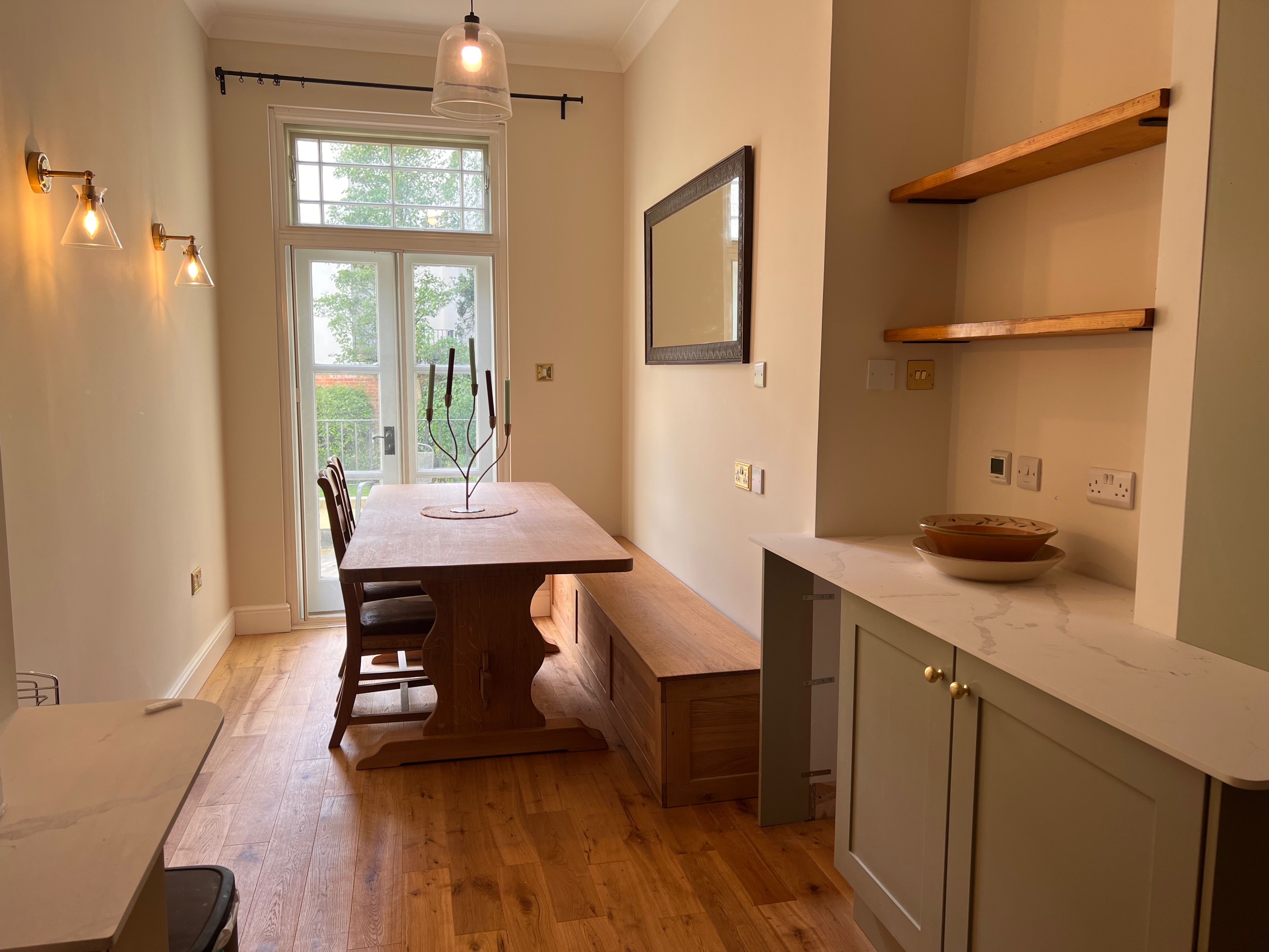 Bespoke kitchen cabinetry installed in a kitchen renovation in cheltenham