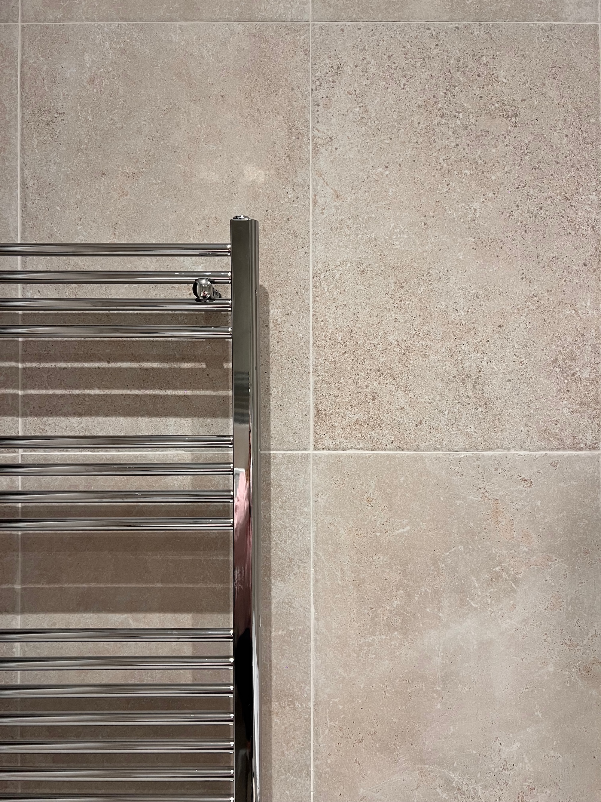 Brand new tiled bathroom for a renovation completed in Cheltenham