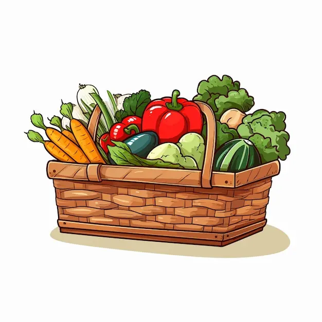 Panier de légumes