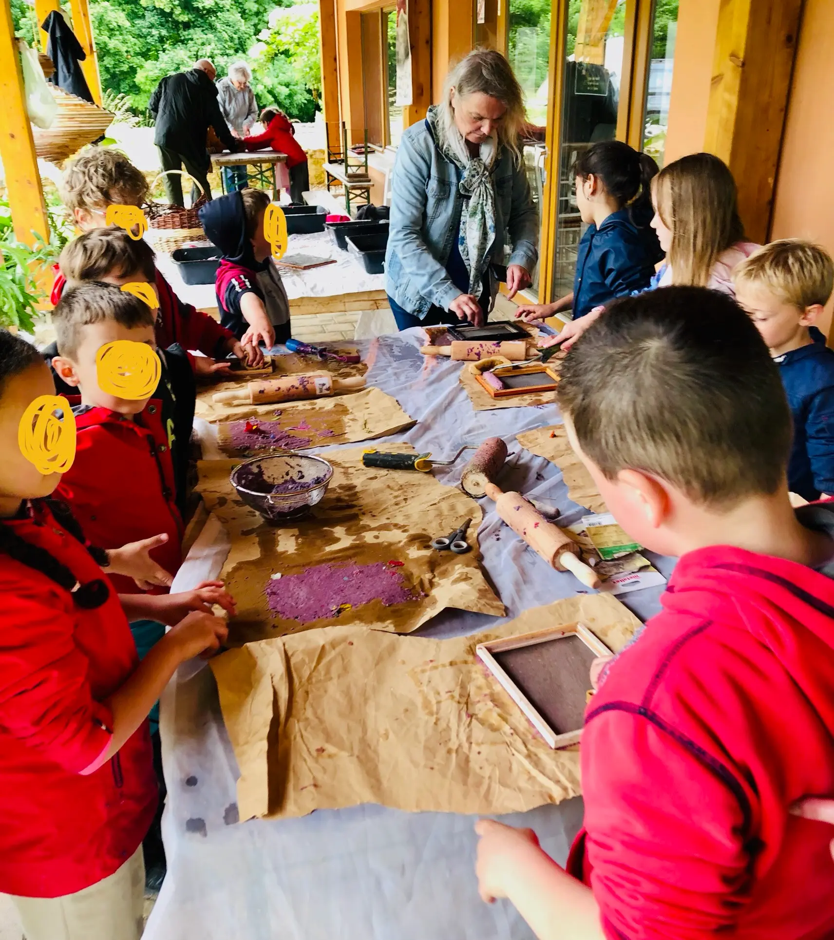 atelier papier recyclé