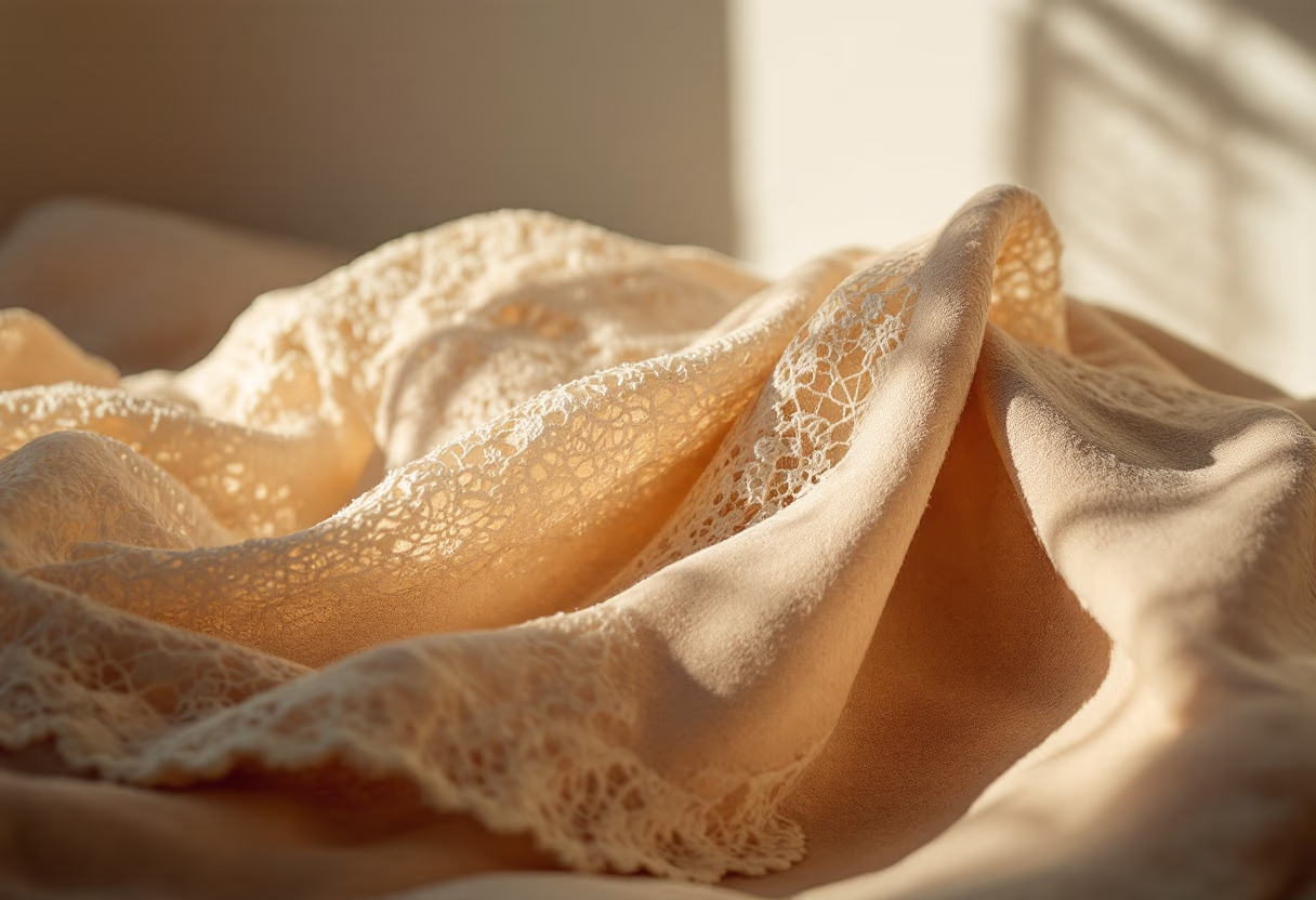 image of different fabric types for a garment care service