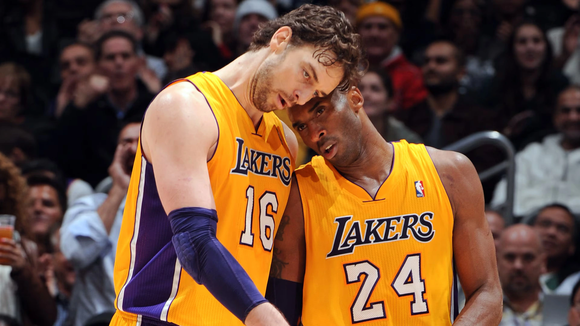 Pau Gasol and Kobe Bryant