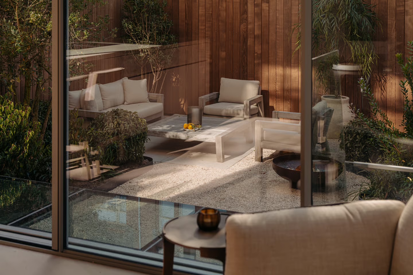 Garden lounge at Waldeck Pyrmontlaan