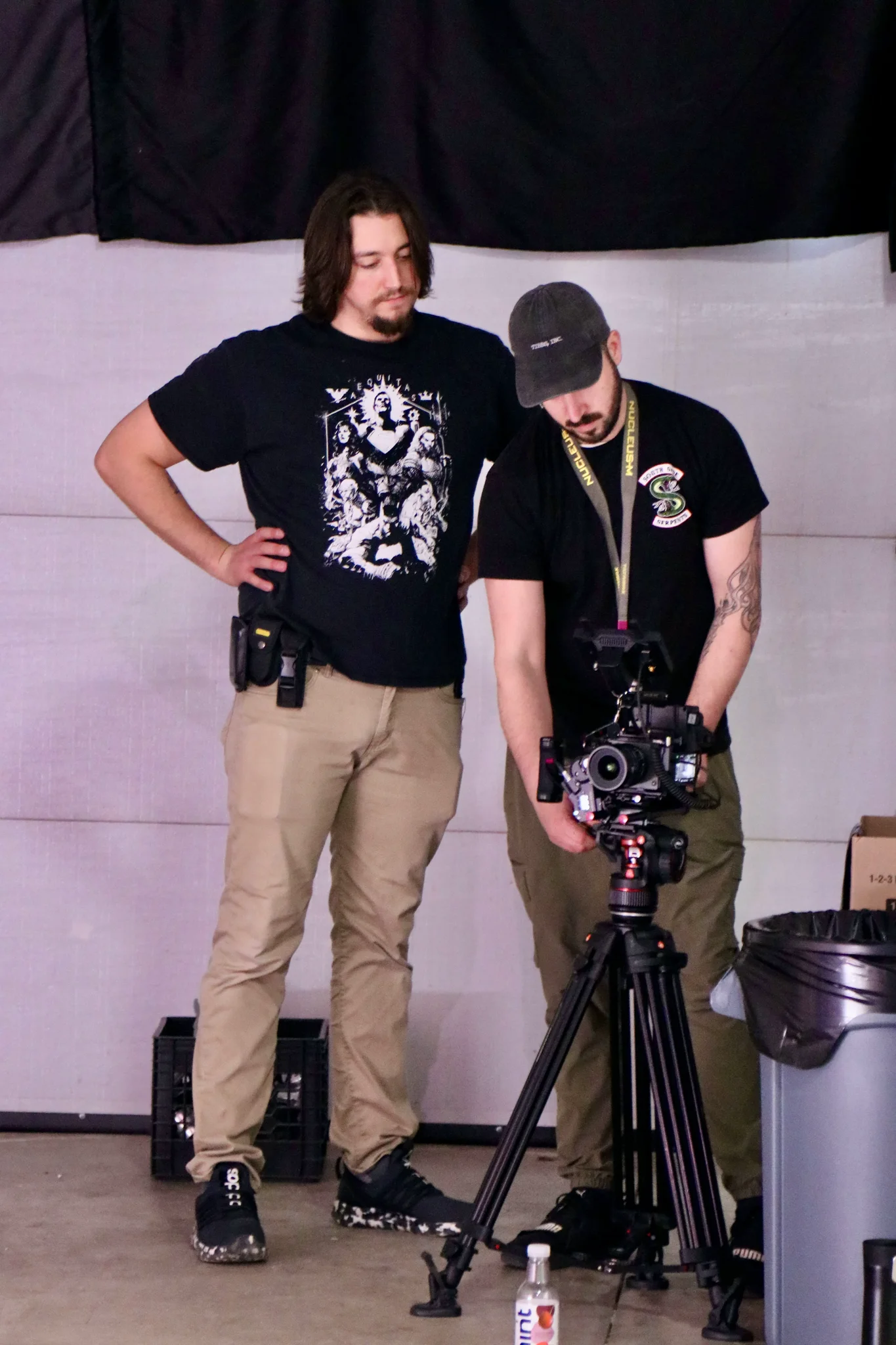BTS Cameraman Rig Setup