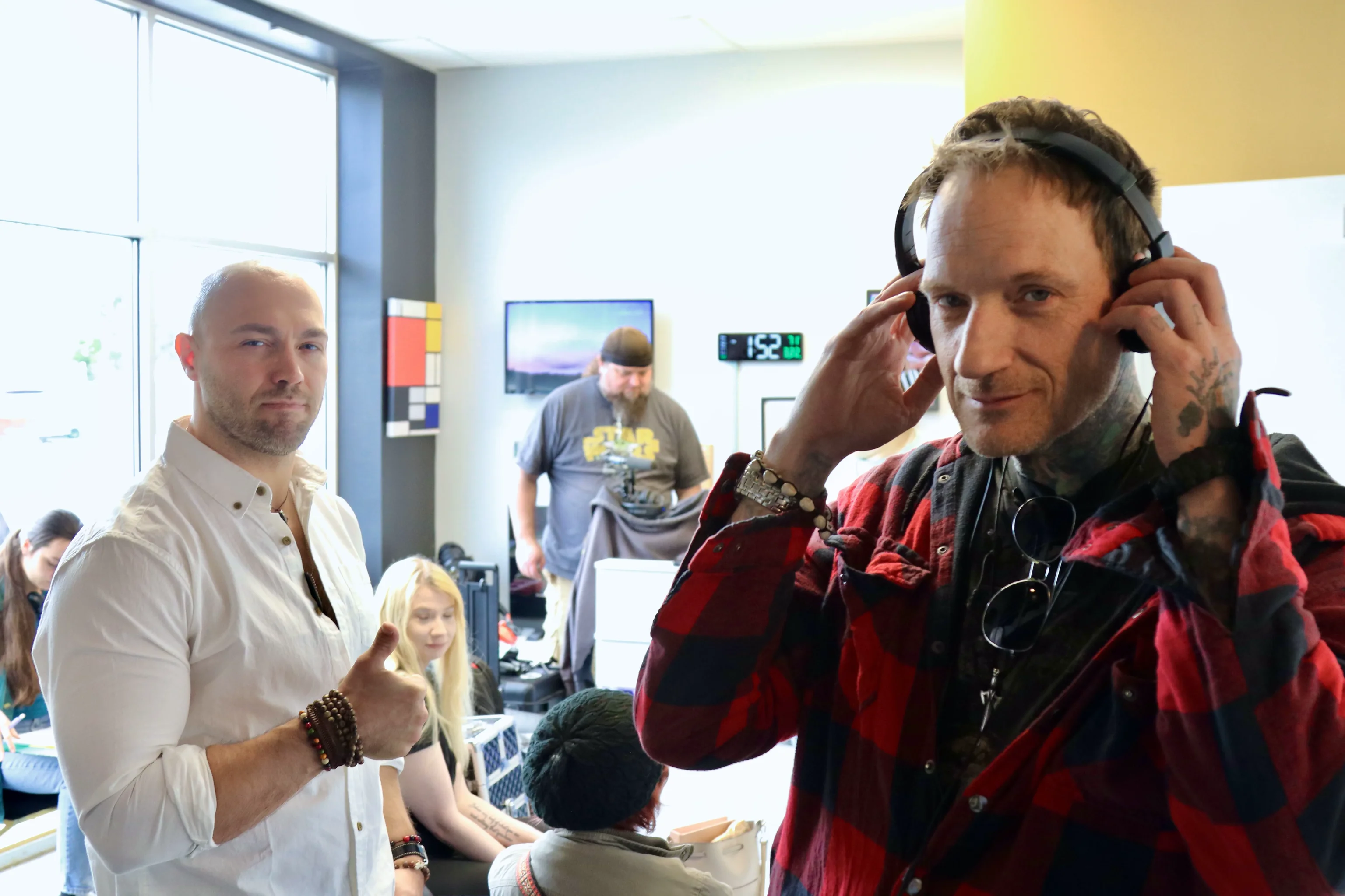 BTS Director Wearing Headphones