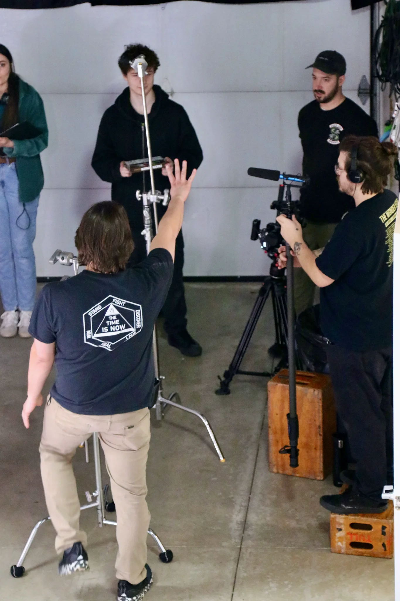 BTS Model Posing Backdrop