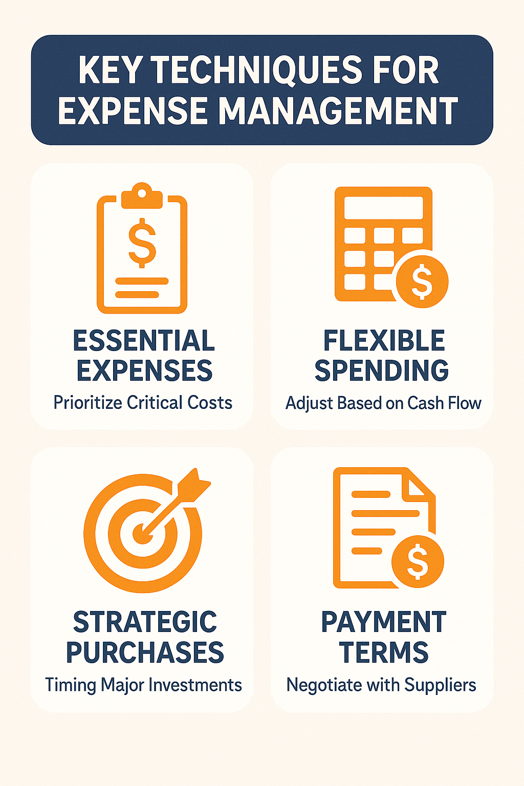 Techniques for effective expense planning include prioritizing essential expenses, flexible spending, strategic purchases, and negotiating payment terms.