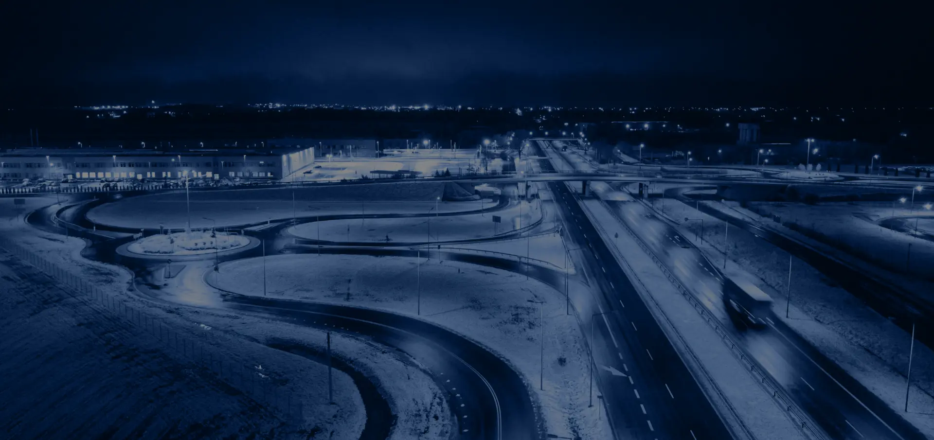 illuminated roadways