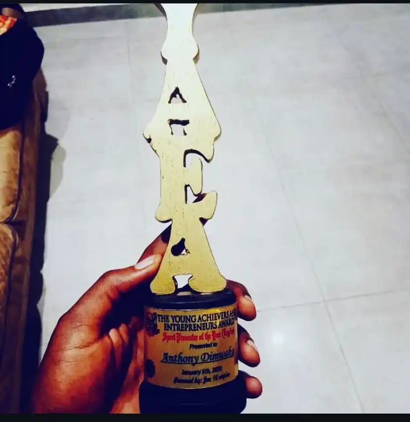 Young Achievers Award presented to Anthony Devoyce