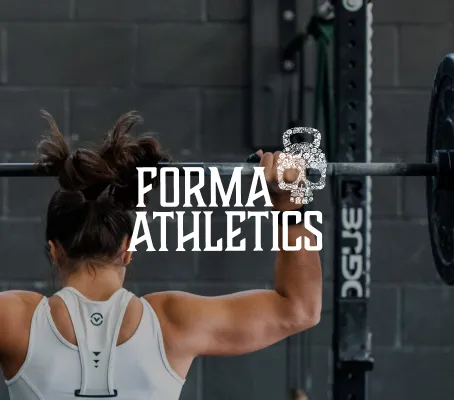 a woman lifting a barbell for Forma Athletics in Brookfield CT