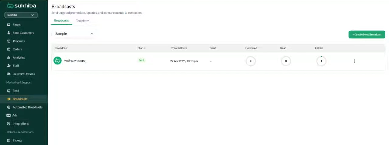 Broadcast Report Overview
