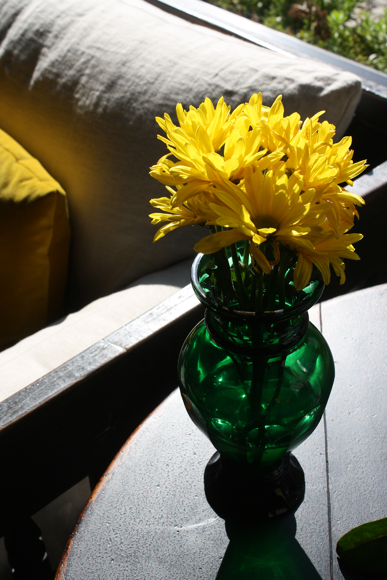 Florero Verde S