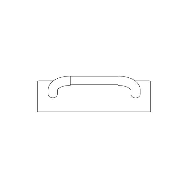 Drawing of side burner