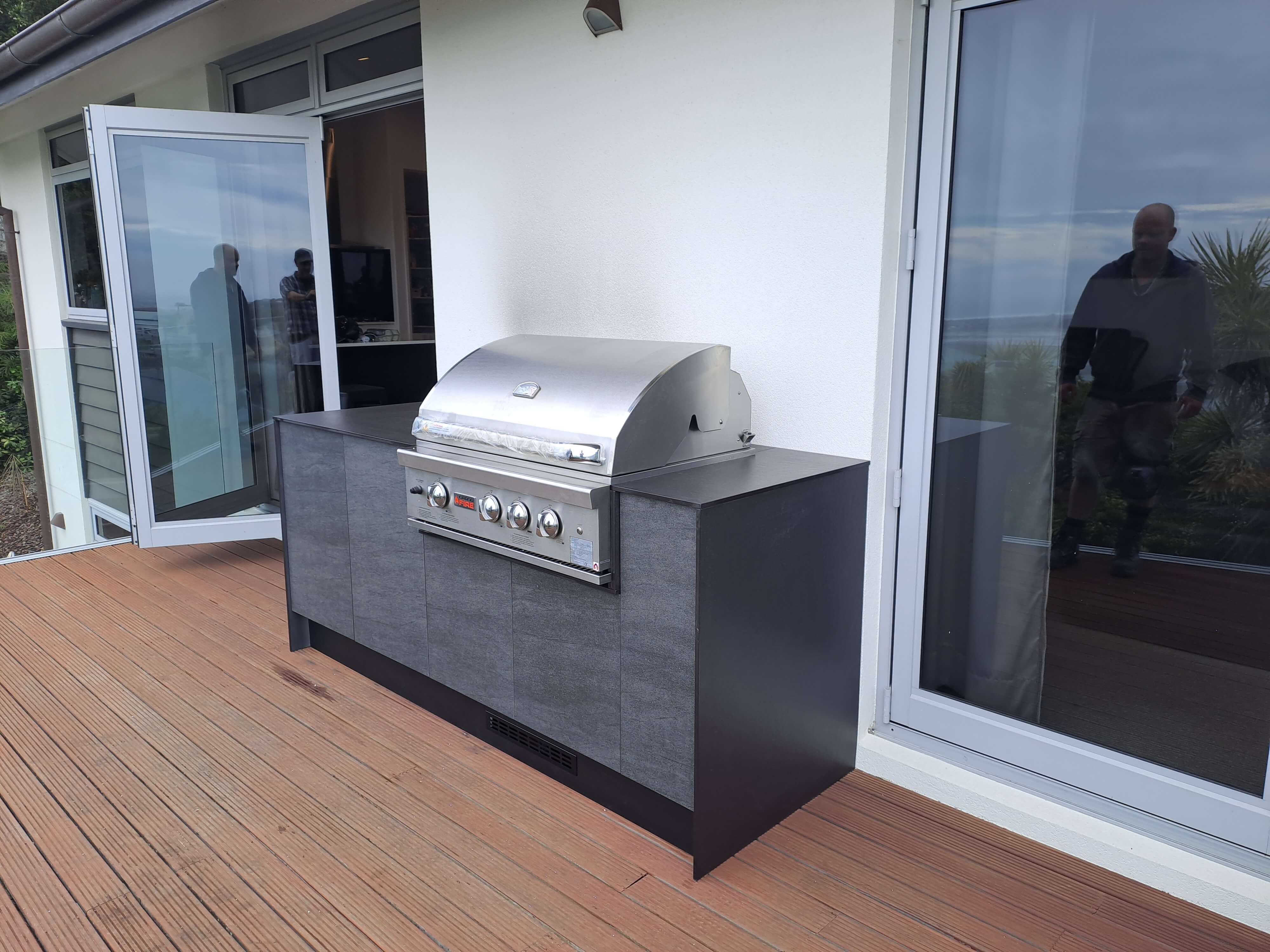 Grandfire outdoor kitchen, Installed in Christchurch new Zealand 