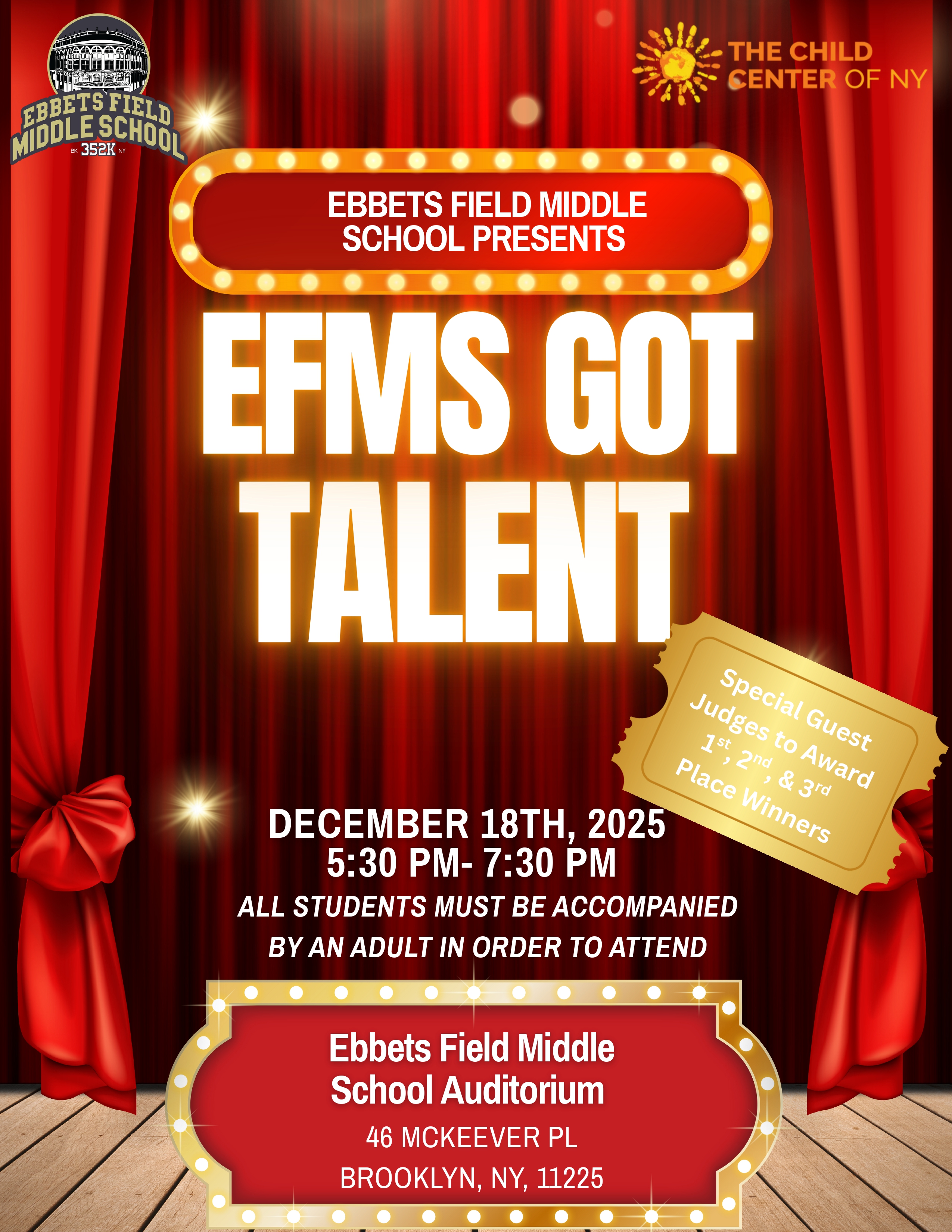 Pancakes and Pajamas flyer