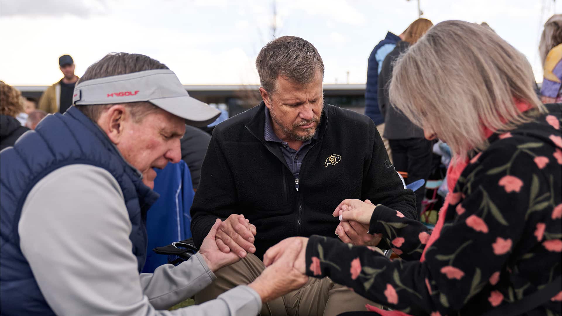 Prayer gathering in Parker, CO.
