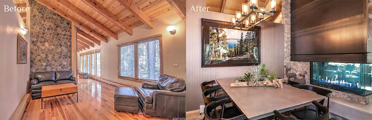 Wilde Dining Room before and after - Talie Jane Interiors