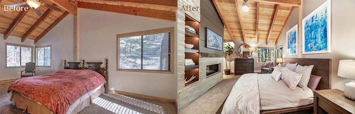 Wilde Master Bathroom before and after - Talie Jane Interiors