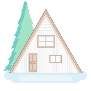 A-frame home, A-frame design, Lake Tahoe, Talie Jane Interiors