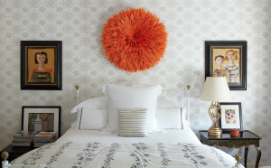 Bedroom, Tapestries, Artwork, Decorative Screen, Mirror, 3D Objects, Above the Bed