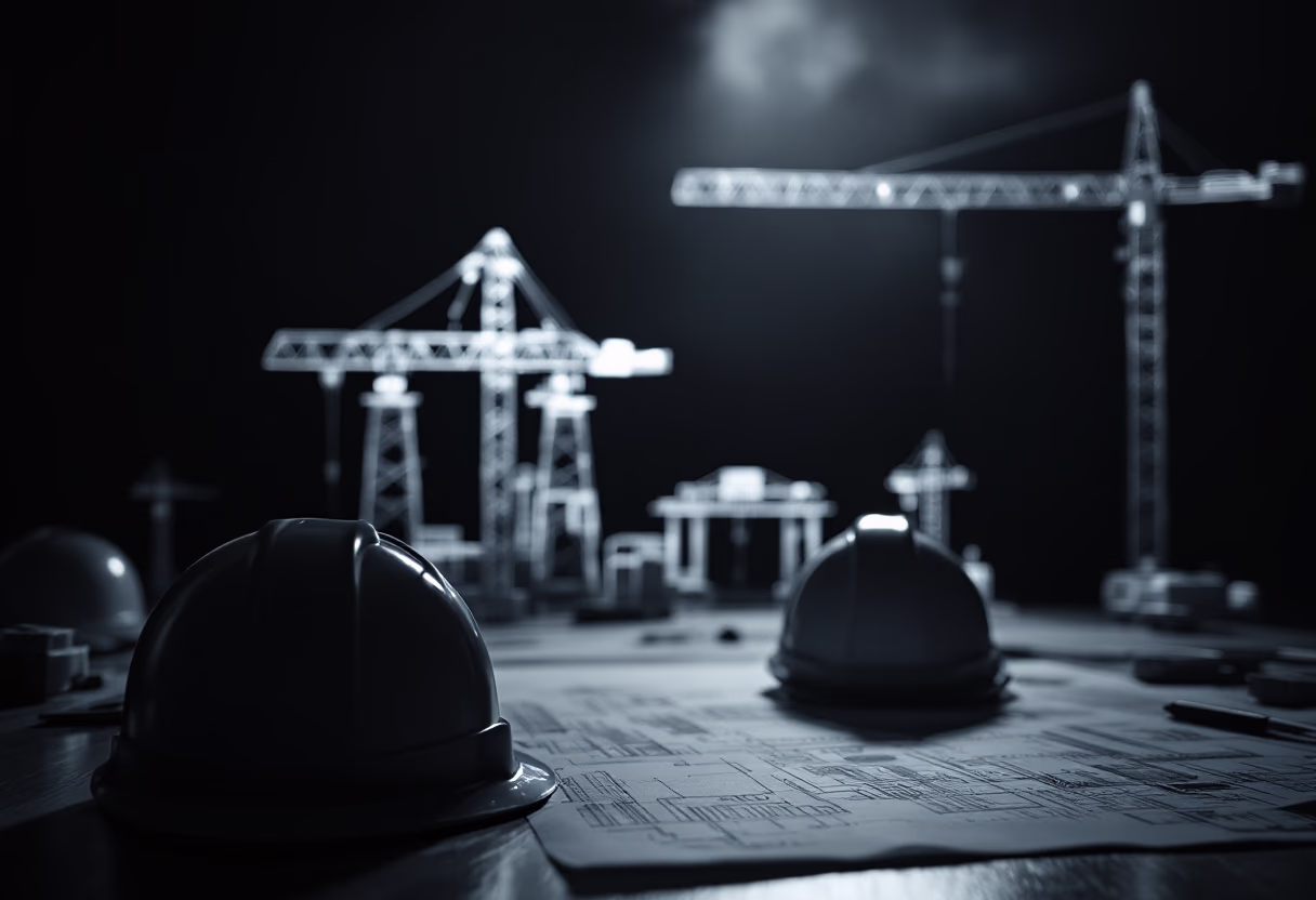 [background image] image of construction team meeting (for a construction company)