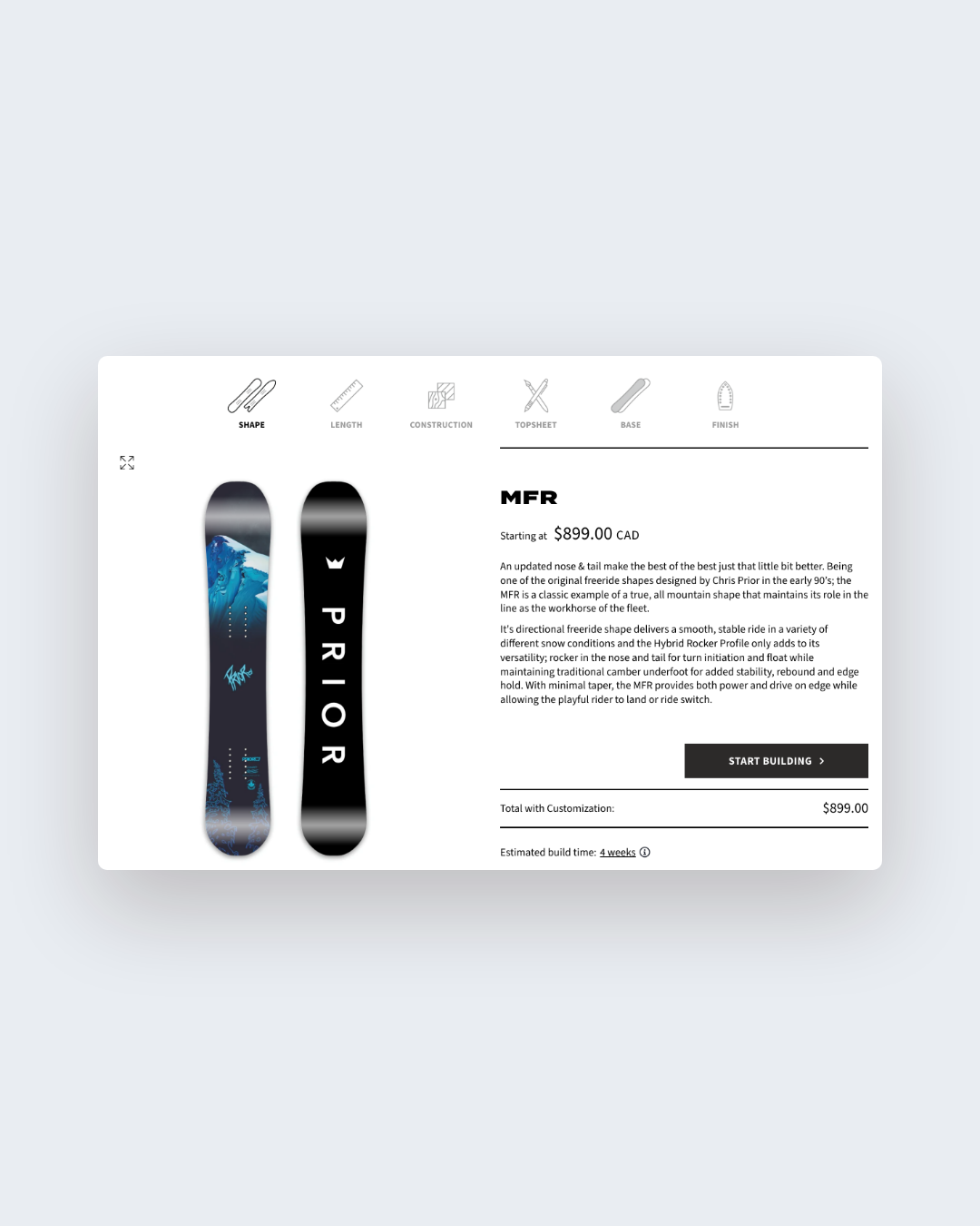Prior Snowboards