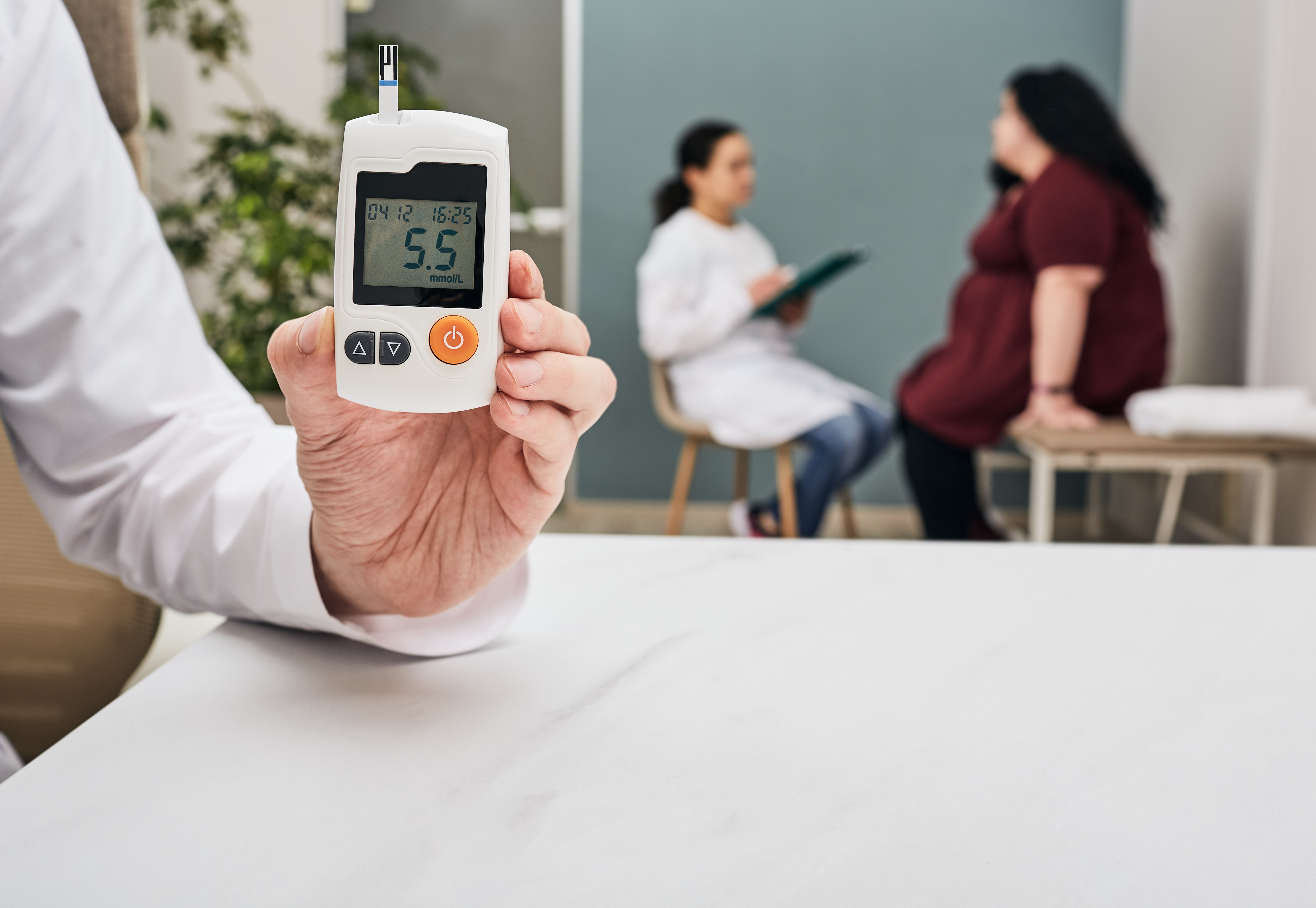 Diabetes exam check
