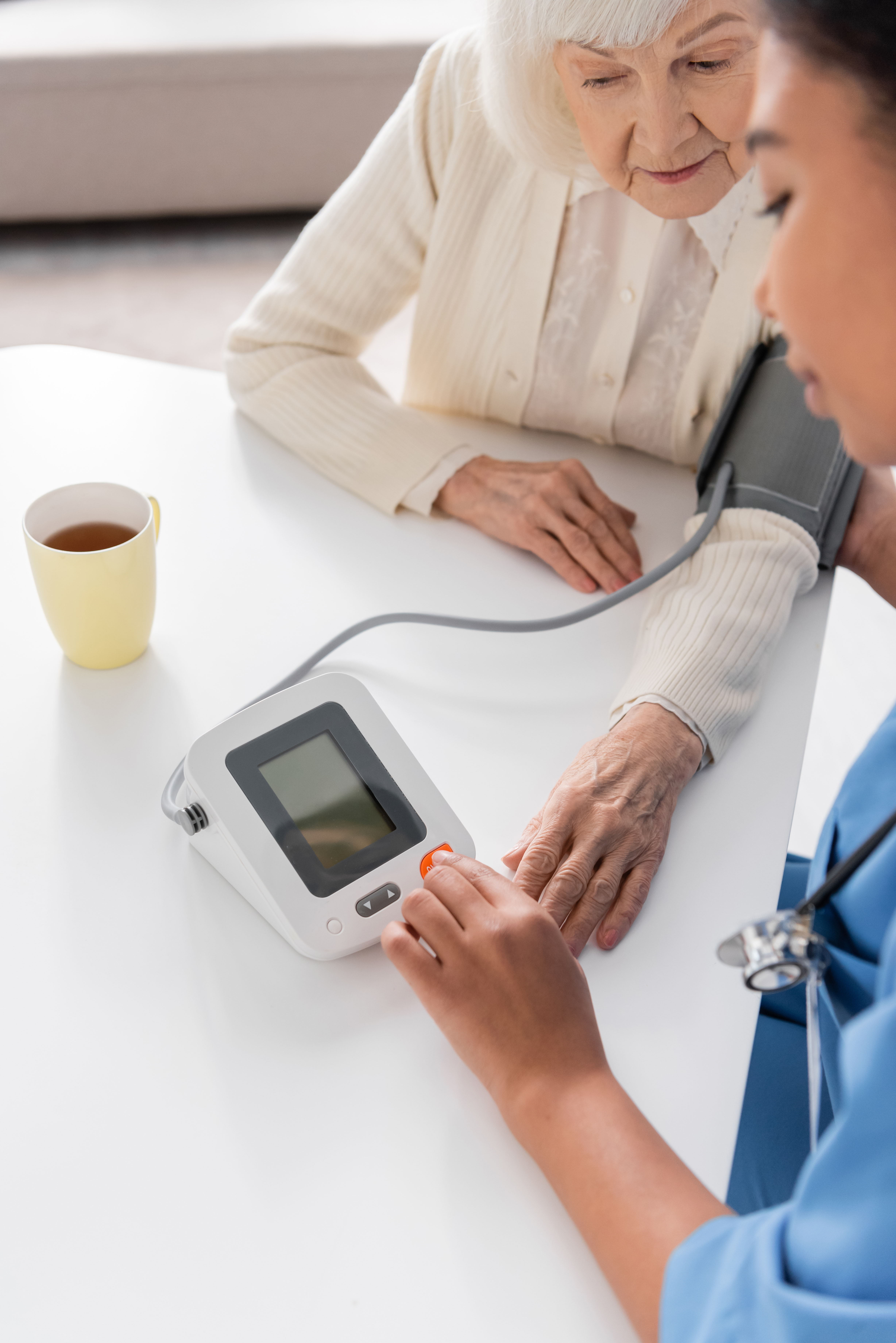 Nursing onboarding senior patient