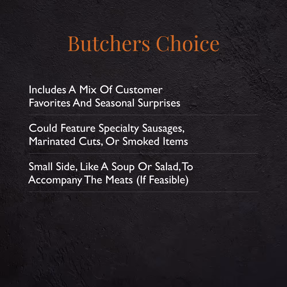 Butchers Choice (Monthly Surprise)
