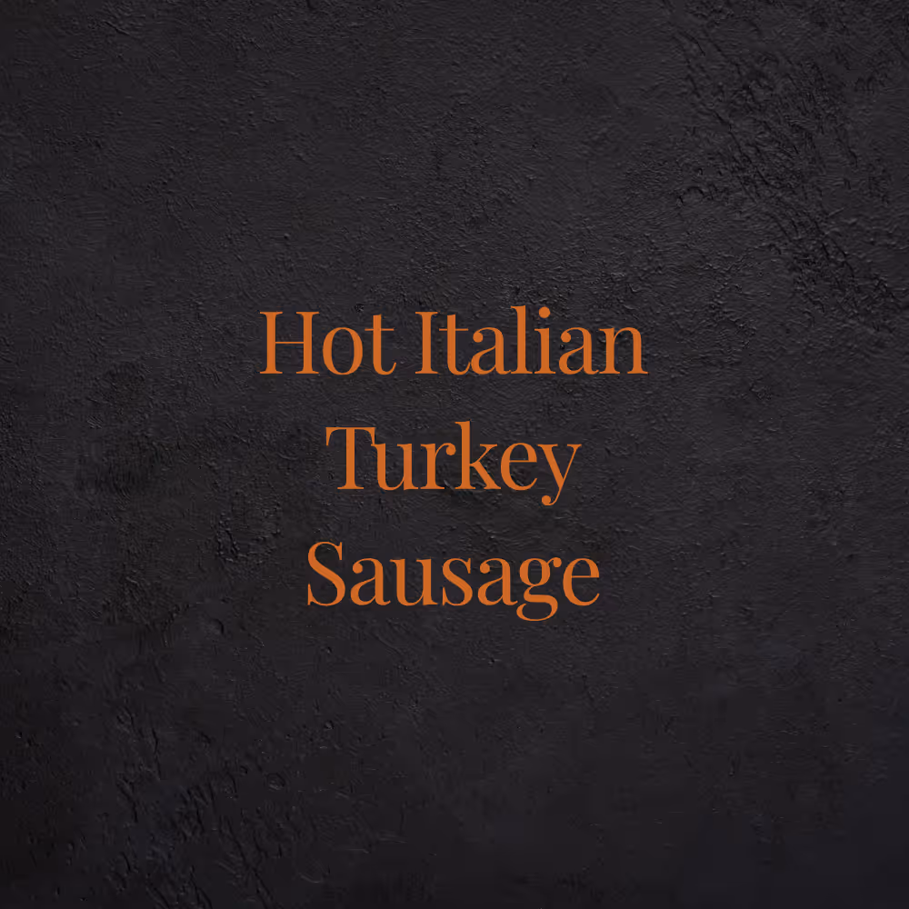Hot Italian Turkey Sausage