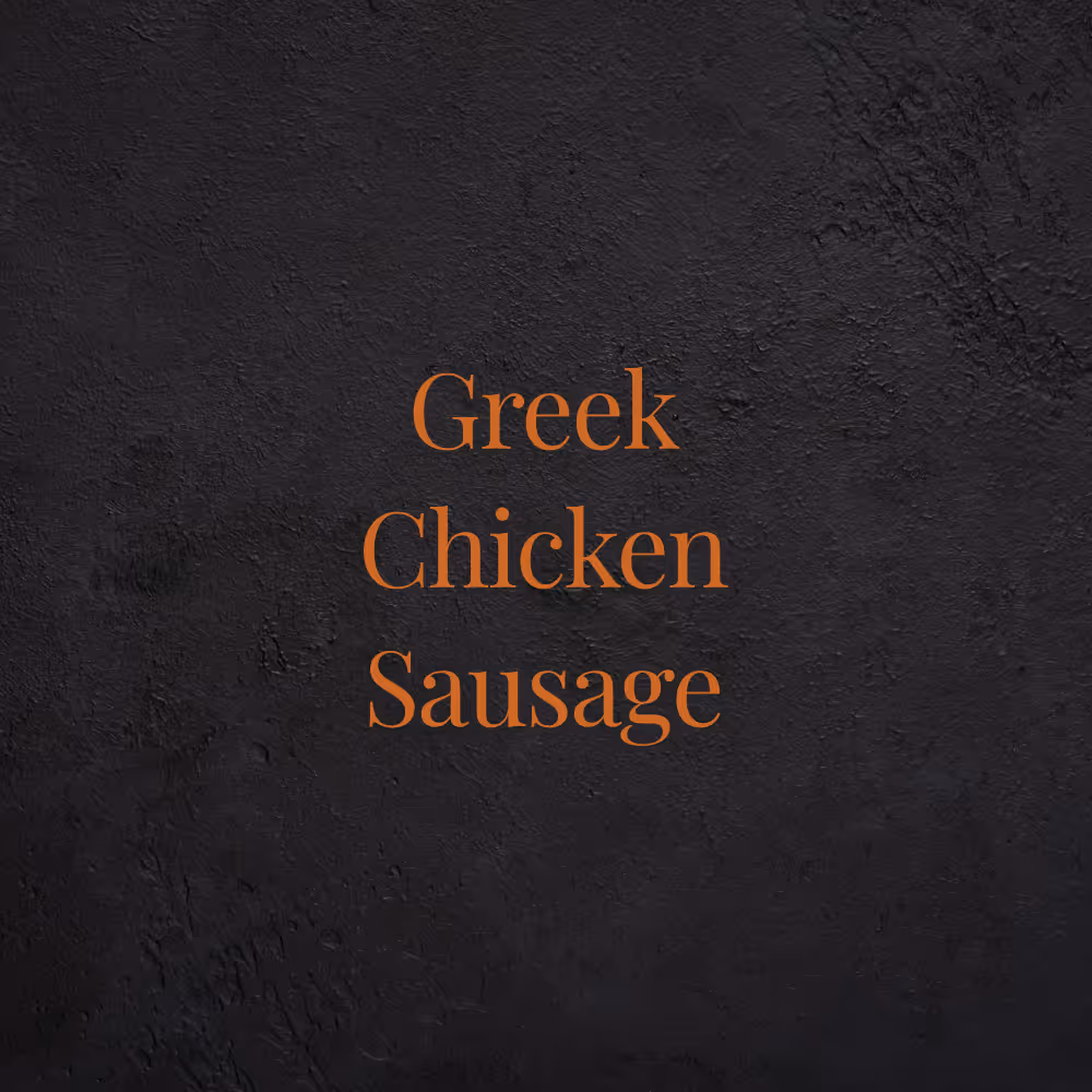 Greek Chicken Sausage